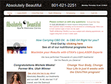 Tablet Screenshot of absolutelybeautifulyou.net